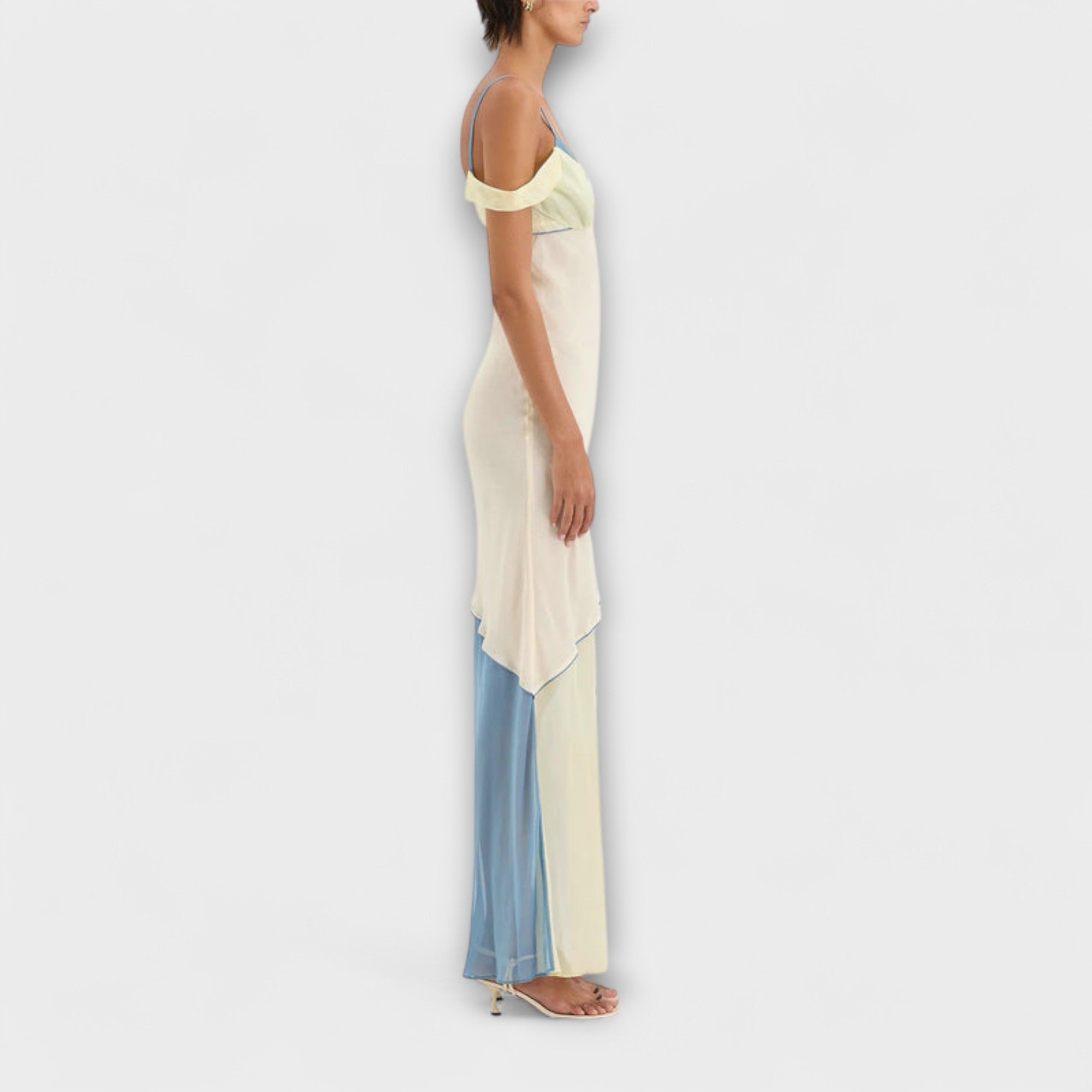 Alora - Thames Midi Dress with Splice Detail