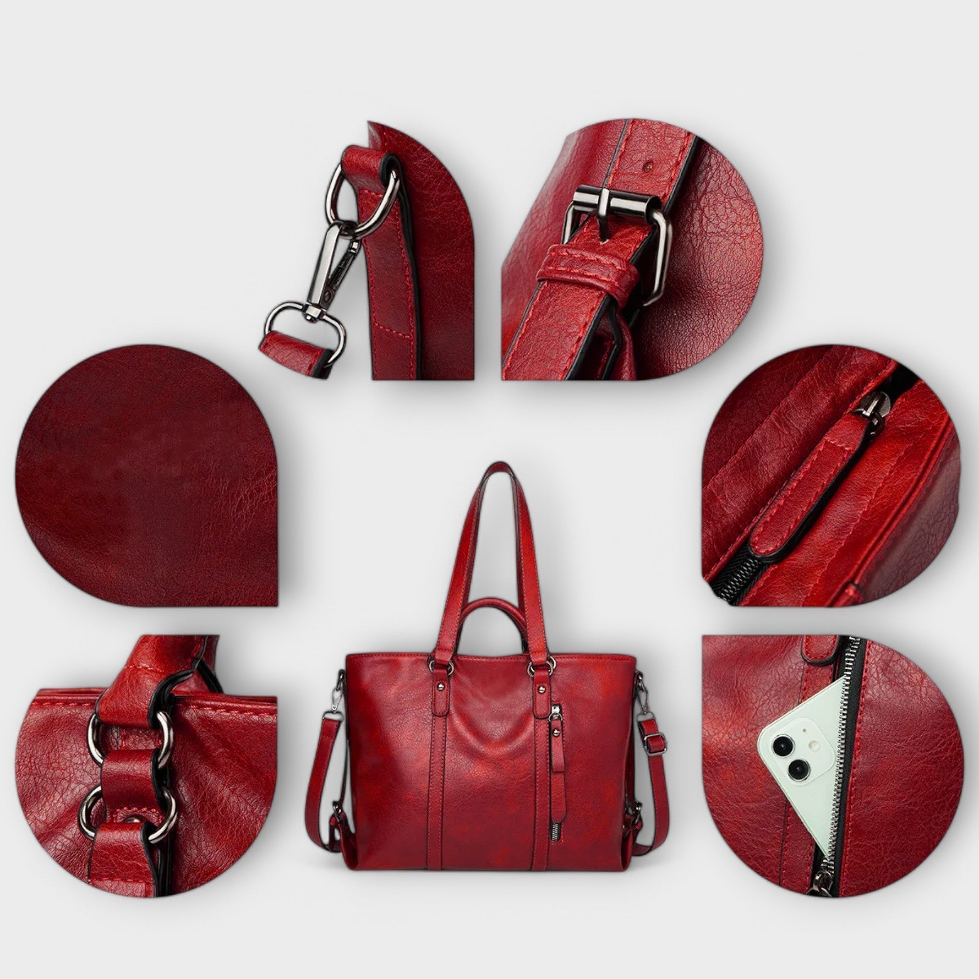 Aurellia. - Large Leather Bag