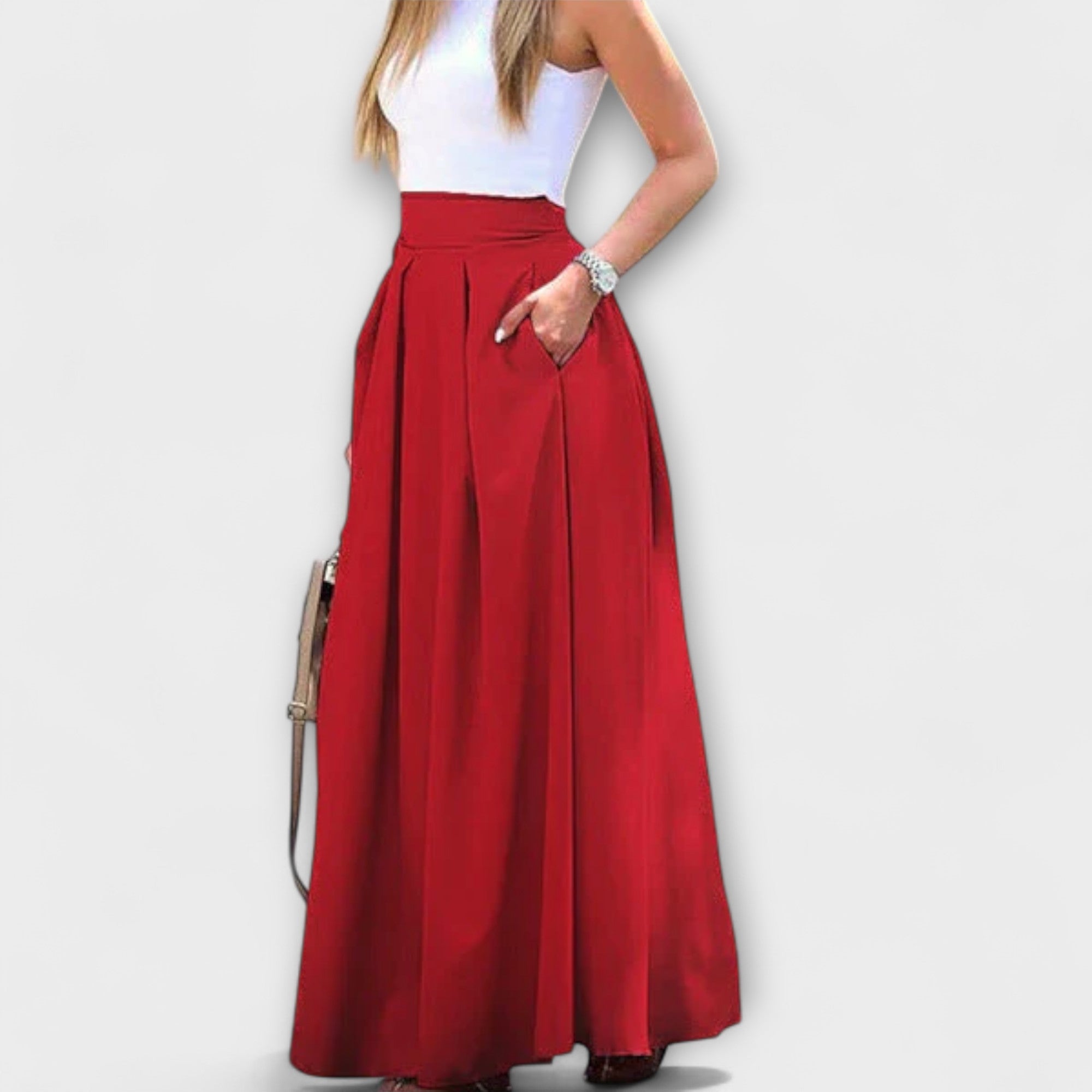 Tzafira – Elegant Maxi Skirt with High Waist